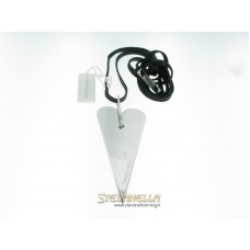 PIANEGONDA collana pendente argento a cuore e cordino nero referenza CA010714/L